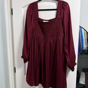 Motherhood Burgundy Dress